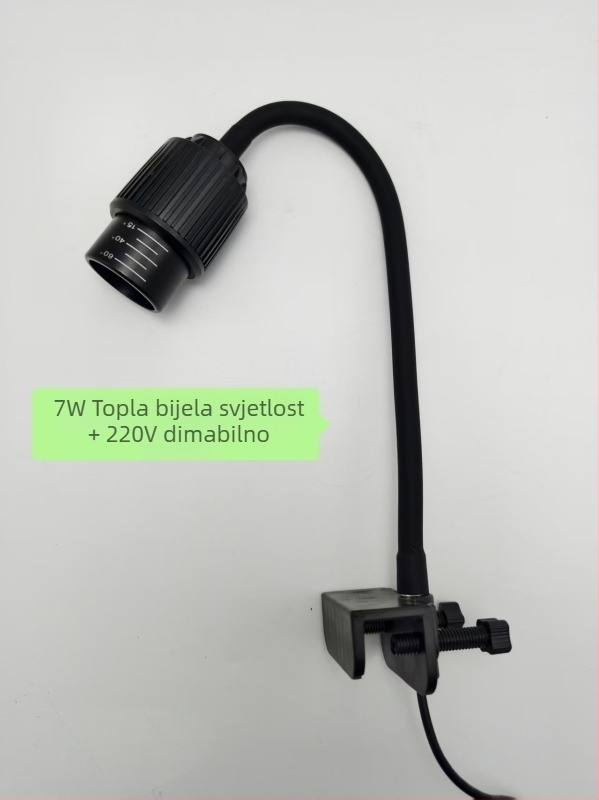 LED klips lamp za akvarij, pejzažno osvjetljenje za vodene biljke — aluminij, 5W/7W, 0,5 kg, potpuno spektra