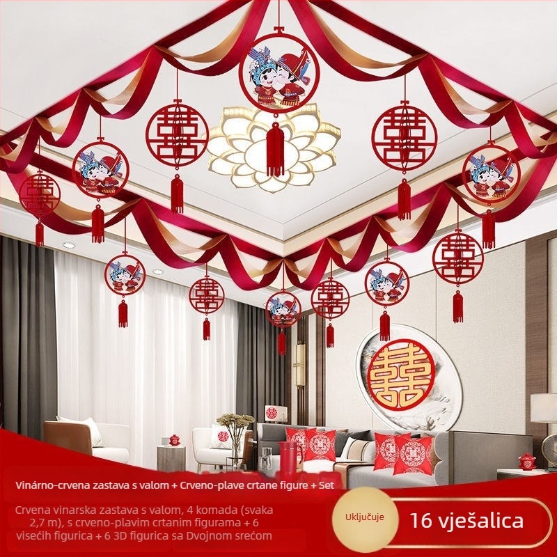 Set dekoracije mjesta za vjenčanje – saten tkanina, trake, za vjenčanja, rekviziti za dekoraciju prostora
