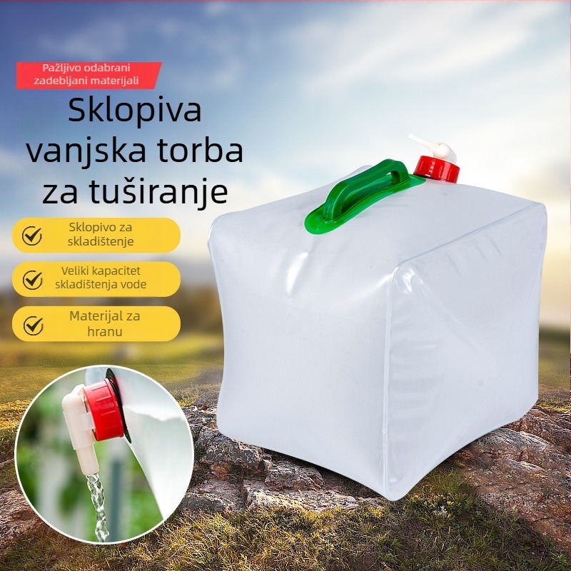 Ugodna sklopiva vodena torba za kampiranje i aktivnosti na otvorenom, 20 L