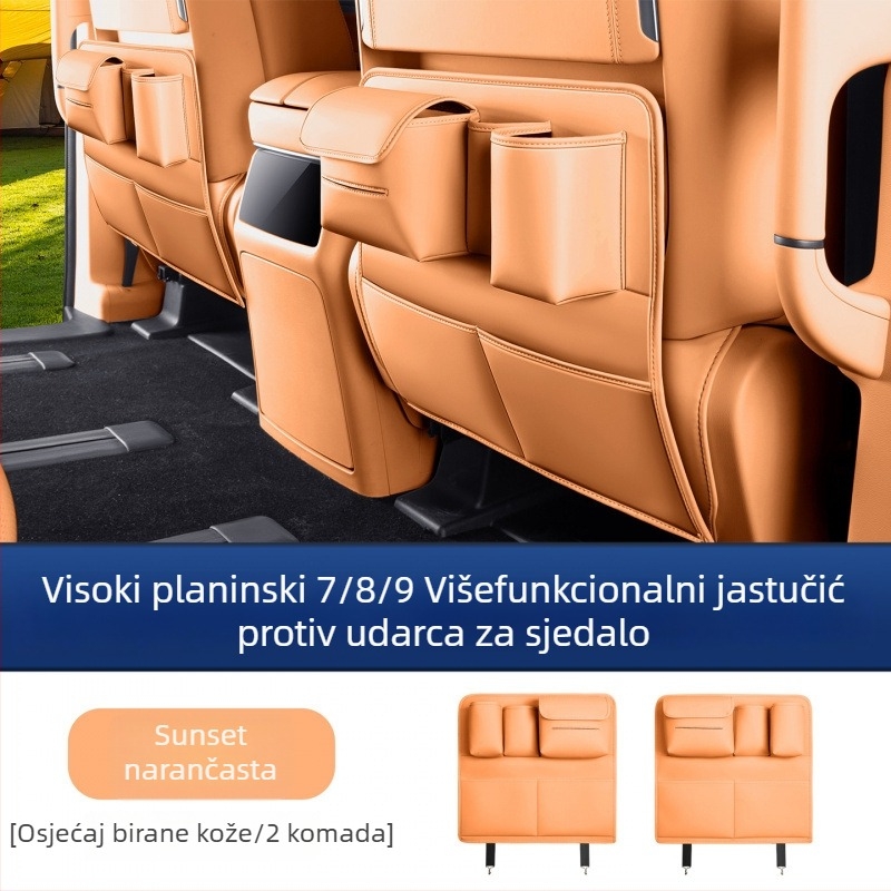 Zaštitna ploča za vrata za stražnja sjedala Alpine, 7/8/9 mjesta, plastični materijal, višefunkcionalni unutarnji dodatak