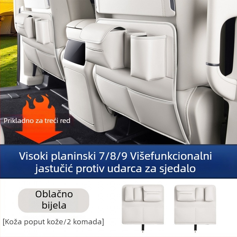 Zaštitna ploča za vrata za stražnja sjedala Alpine, 7/8/9 mjesta, plastični materijal, višefunkcionalni unutarnji dodatak