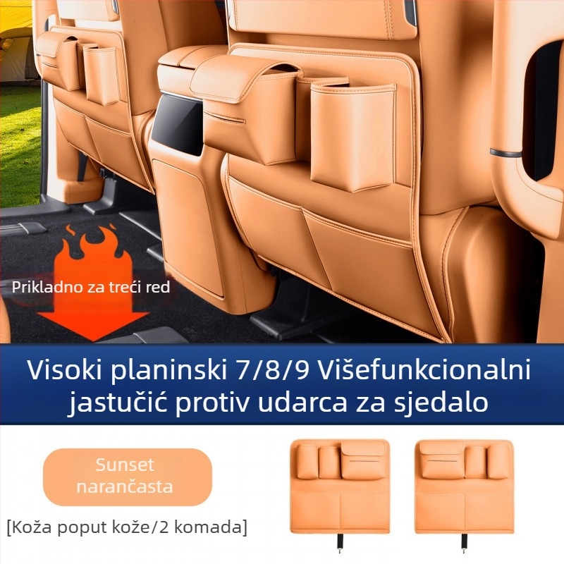 Zaštitna ploča za vrata za stražnja sjedala Alpine, 7/8/9 mjesta, plastični materijal, višefunkcionalni unutarnji dodatak