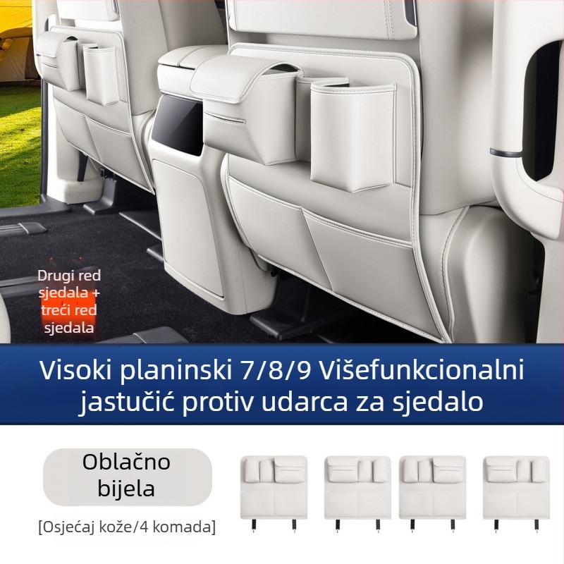 Zaštitna ploča za vrata za stražnja sjedala Alpine, 7/8/9 mjesta, plastični materijal, višefunkcionalni unutarnji dodatak