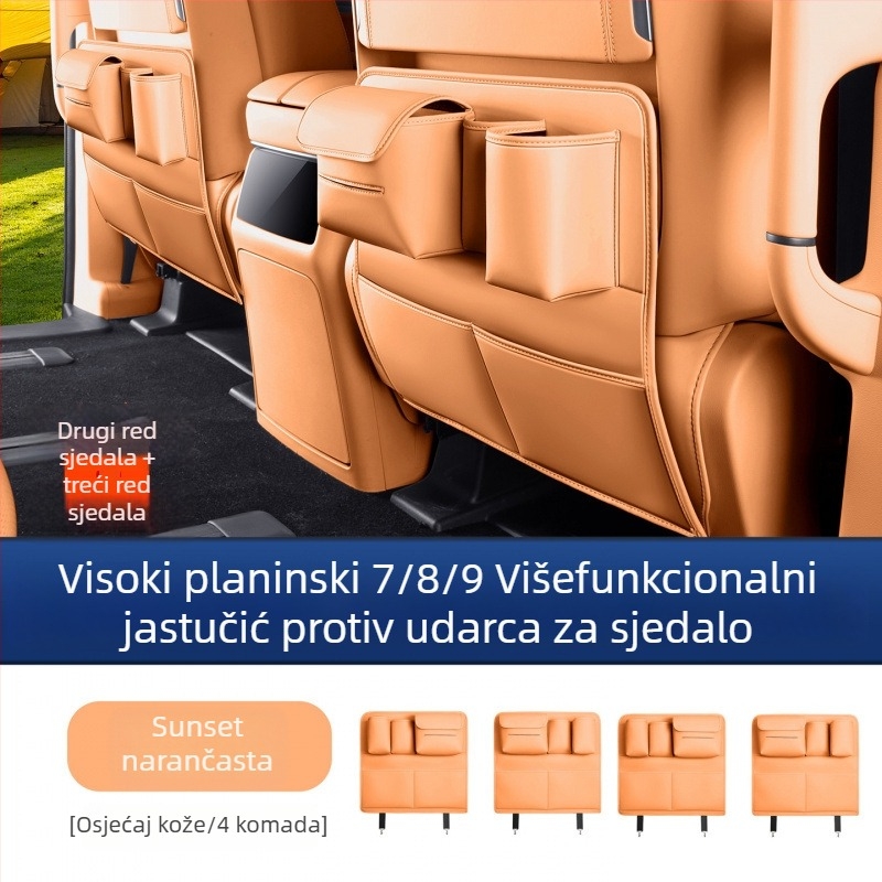 Zaštitna ploča za vrata za stražnja sjedala Alpine, 7/8/9 mjesta, plastični materijal, višefunkcionalni unutarnji dodatak