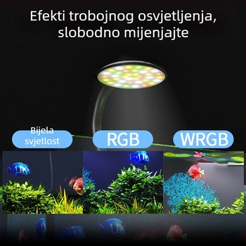 Klip svjetlo za akvarij USB, prilagodljivo LED, 3W