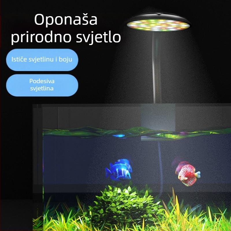 Klip svjetlo za akvarij USB, prilagodljivo LED, 3W