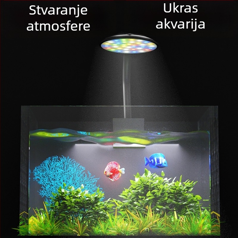 Klip svjetlo za akvarij USB, prilagodljivo LED, 3W