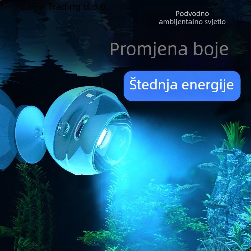 LED klips lampica za akvarij – vodootporna, ultra jaka, dekorativni reflektor