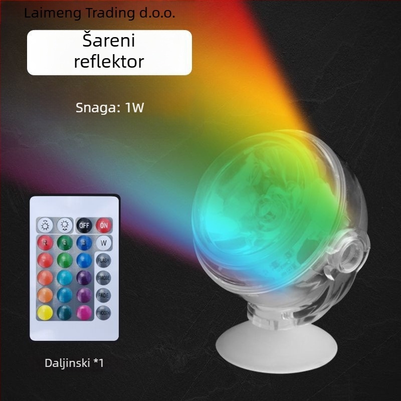 LED klips lampica za akvarij – vodootporna, ultra jaka, dekorativni reflektor