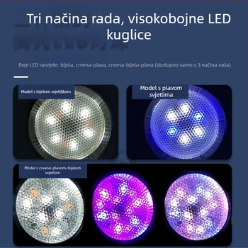 Xinma LED lampica za akvarij s klipom, aluminijska legura, 3–5W, 300 g