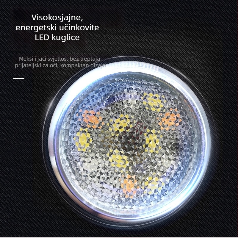 Xinma LED lampica za akvarij s klipom, aluminijska legura, 3–5W, 300 g