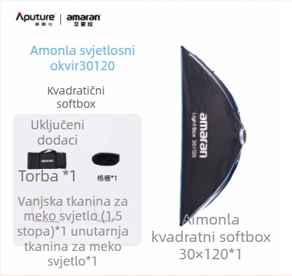 Set difuzora svjetla za fotografiju s brzim sklapanjem, višestruki oblici difuzora (osmerokutni, kvadratni, trakasti), netkana tkanina
