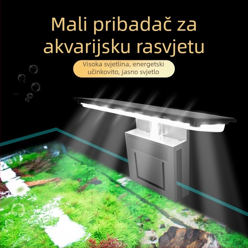 LED klip lampica za akvarij - Mini X3 X5, 5W/10W, Plastika, 0,15 kg