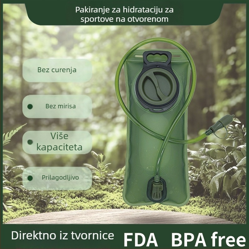 Vanjska vodna torba za planinarenje i vožnju biciklom – EVA/TPU materijal, kapacitet 2000 ml, vanjskoga stila, Peak Journey Outdoor
