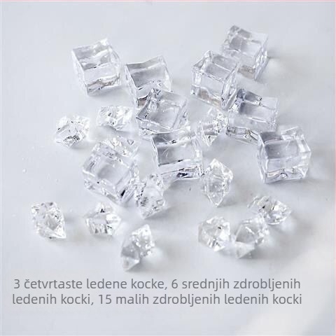 Perjaste rekvizite za fotografiju s bijelim krznom kao dekorativna pozadina za kozmetičke fotografije (Brend: Unique; Vrsta: Other; Materijal: Crystal)