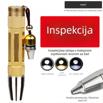 Prijenosna LED svjetiljka za identifikaciju nefrita – 10W, 4200mAh, LED svjetlo, domet do 50 m