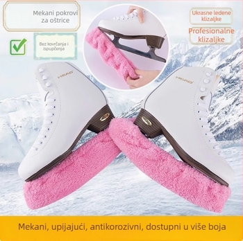 Zaštitno kućište za ledne klizaljke s mekanim štitom oštrice, zaštita od posjekotina za ruku, zaštita oštrice za figure, futrola za patike za klizanje