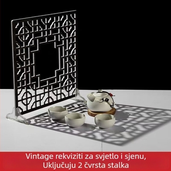 Fotoprop u kineskom stilu: šuplje prozorske ukrase i pozadne ploče za snimanje (mogu se pričvrstiti čavlima)