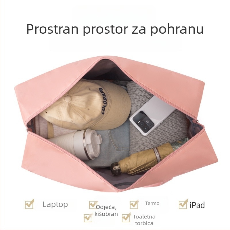 Putna torba s ručkom, velika kapaciteta, Oxford platno, višenamjenska skladišna torba, moderni minimalistički dizajn