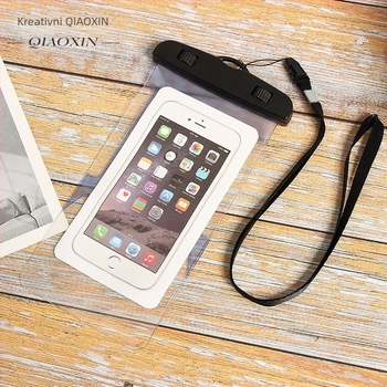 Vodootporna torbica za telefon, proziran PVC džep, za fotografiranje pod vodom, univerzalna kompatibilnost s pametnim telefonima