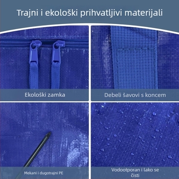 Polietilenska kuboidna torba za preseljenje, višefunkcionalna