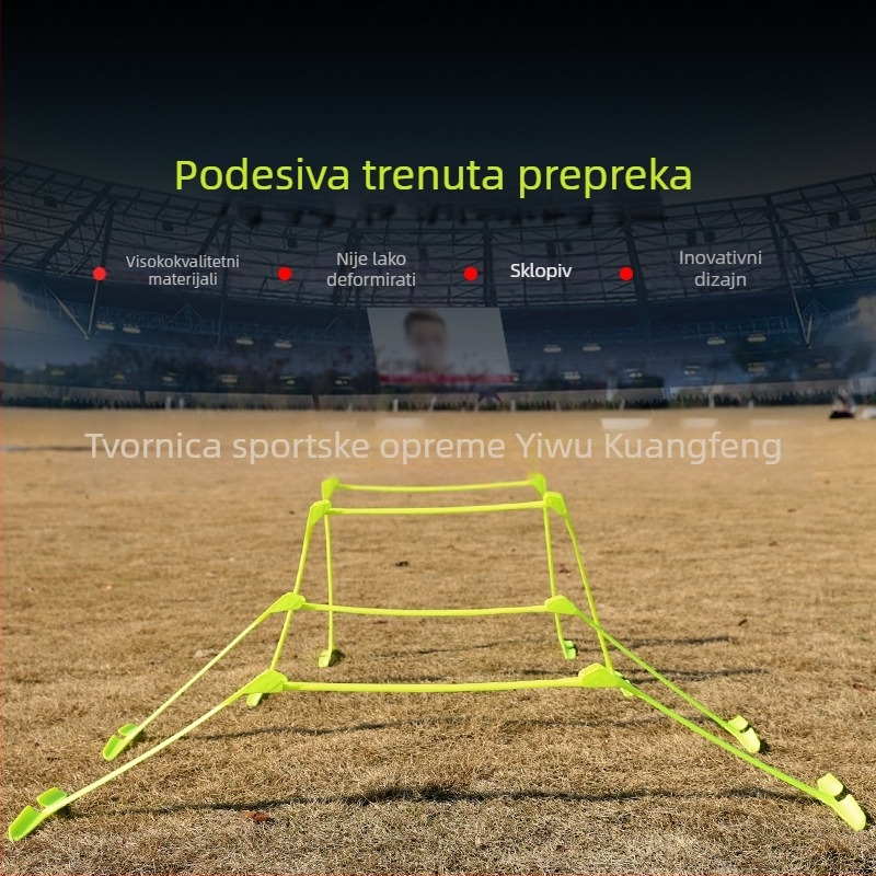 Sklopive prepreke za nogometni trening - Višenamjenske, s podešavanjem u 3 položaja, PVC, Nai Force
