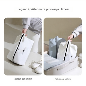 Putna torba za pohranu obuća s kubnim oblikom, najlon, višefunkcionalna, za skladištenje na putovanjima, moderni minimalistički stil