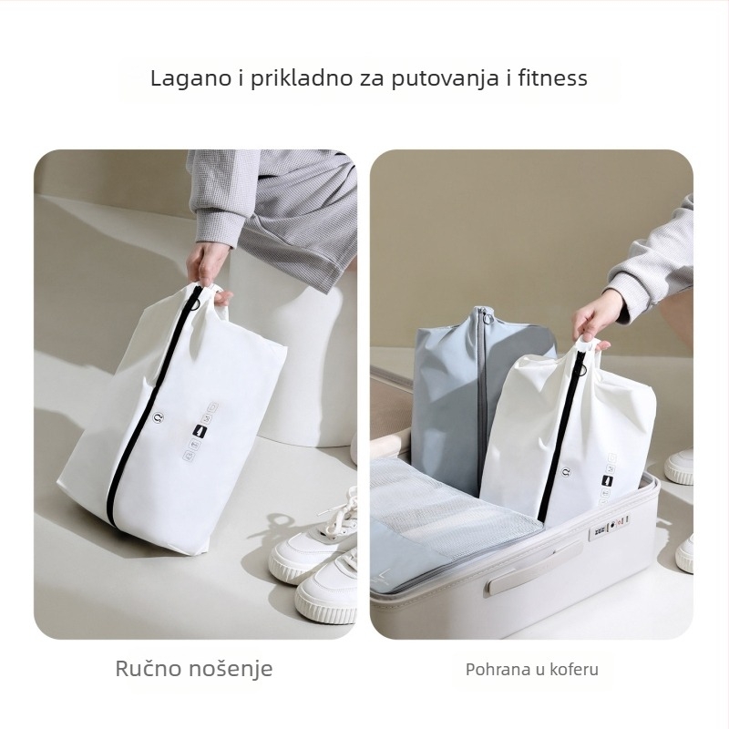 Putna torba za pohranu obuća s kubnim oblikom, najlon, višefunkcionalna, za skladištenje na putovanjima, moderni minimalistički stil