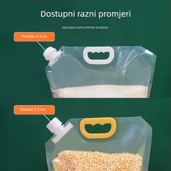 Sklopiva vreća za vodu za vanjsku upotrebu, PE plastika, kapacitet 2,5L/5L/10L, podrijetlo Zhejiang