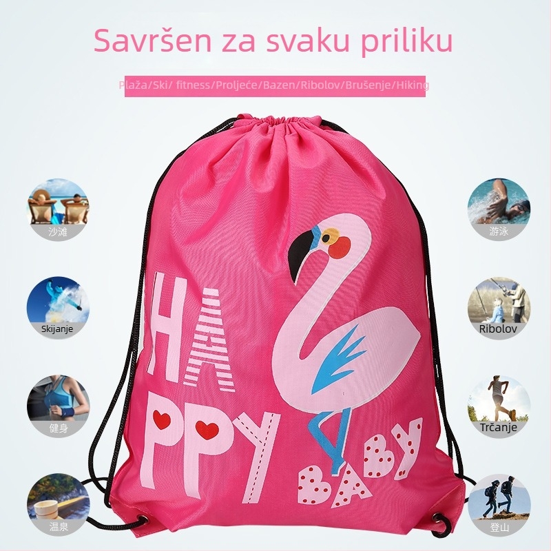 Ruksak sa šnuru za outdoor upotrebu, unisex, Feather marka, Oxford tkanina, poliester, outdoor stil