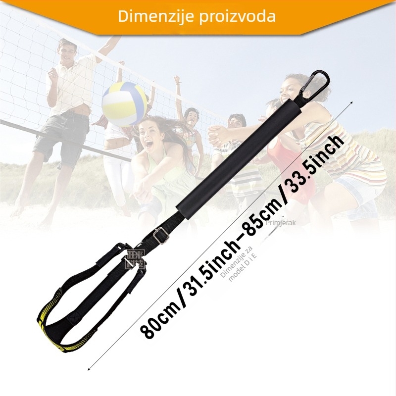 Volejbolska trenažna traka za napad – Materijal: Velcro, webbing; Sport: odbojka; Kategorija: Pomoć za trening; Scenarij: trening napada