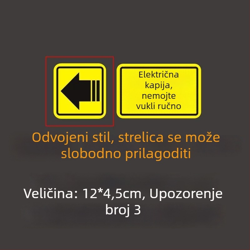 Sticker za stražnji poklopac automobila, PET materijal, tekstni uzorak, ljepljiva podloga, prilagodljivo