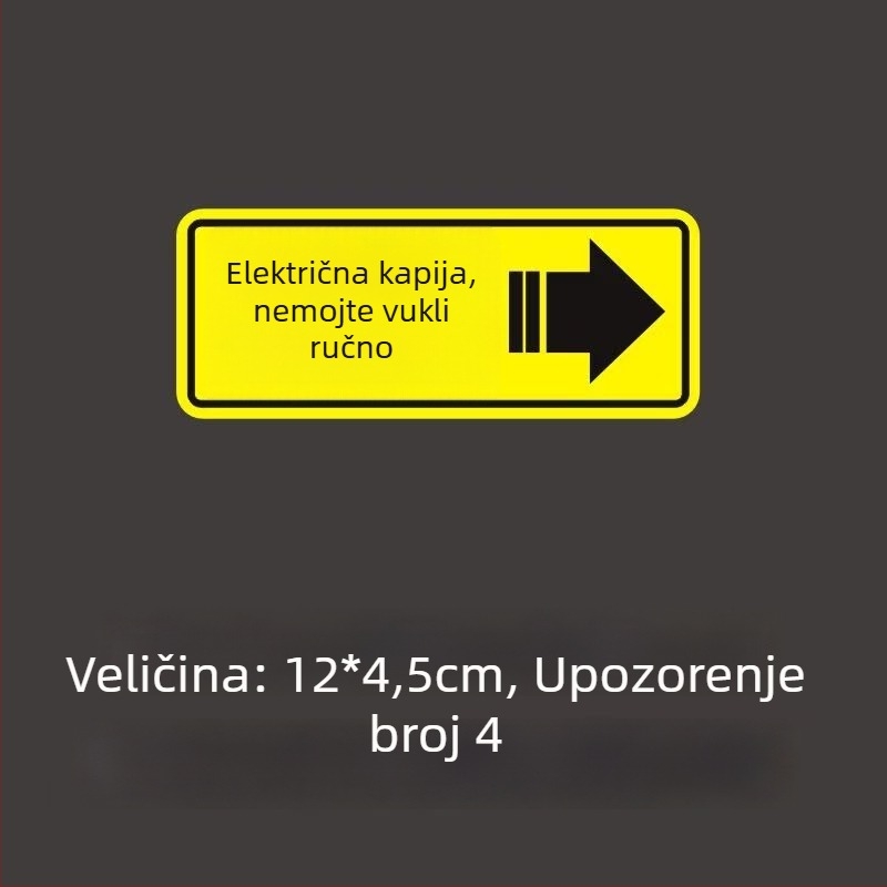 Sticker za stražnji poklopac automobila, PET materijal, tekstni uzorak, ljepljiva podloga, prilagodljivo