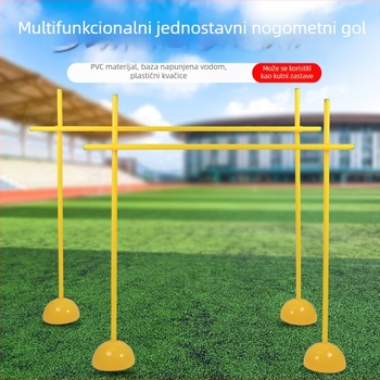 Set štapova za nogometnu obuku s vodom napunjenom bazom i klipse — ABS, PVC, prilagodljivo Nai Force oprema za nogometni trening, set kutnih zastavica