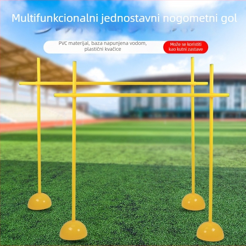 Set štapova za nogometnu obuku s vodom napunjenom bazom i klipse — ABS, PVC, prilagodljivo Nai Force oprema za nogometni trening, set kutnih zastavica