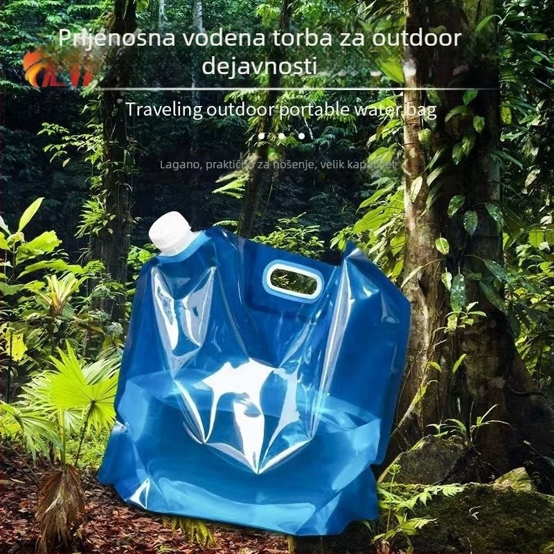 Sklopiva vreća za vodu za auto i vanjsku upotrebu, PVC plastika, prenosna, prilagodljiva, vrhunske kvalitete