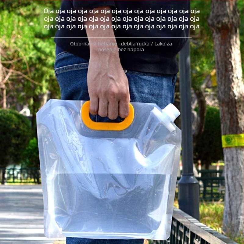 Sklopiva vanjska vreća za vodu, velika kapaciteta, PVC za prehrambenu upotrebu za kampiranje