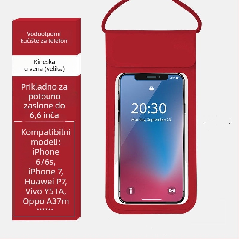 PU kožna vodootporna torbica za telefon s dodirnim zaslonom, univerzalno kompatibilna s Huawei i Apple, vodootporna i otporna na prašinu
