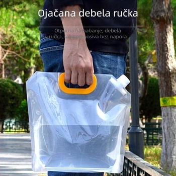 Sklopiva vodena torba – sportski stil (PVC plast; prilagodljiva; vrhunska kvaliteta)