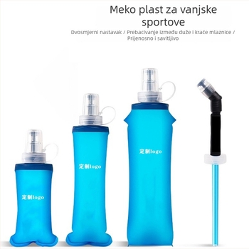 Sklopiva vanjska boca za vodu od TPU, za kampiranje, unisex