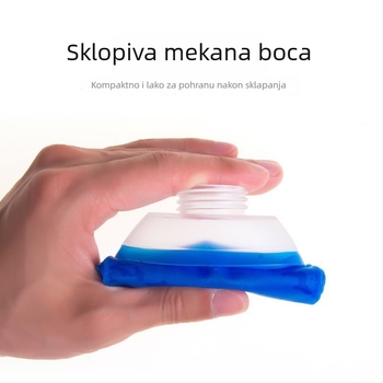 Sklopiva vanjska boca za vodu od TPU, za kampiranje, unisex