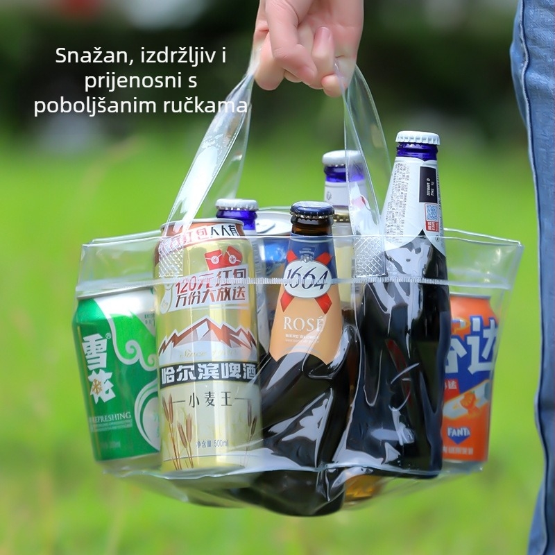 Sklopiva vodena posuda za kampiranje i putovanja — prozračni PVC, posuda za pranje rublja, moderan jednostavan dizajn