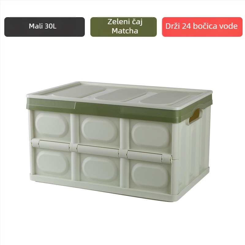 Sklopiva kutija za pohranu za auto i dom, za prtljažnik, ljepilna ugradnja