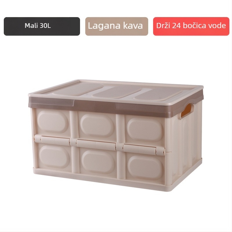 Sklopiva kutija za pohranu za auto i dom, za prtljažnik, ljepilna ugradnja