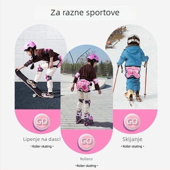 Dječje zaštitne jastučiće za kukove, EVA, komplet zaštitne opreme za rolanje i skijanje, 30 komada