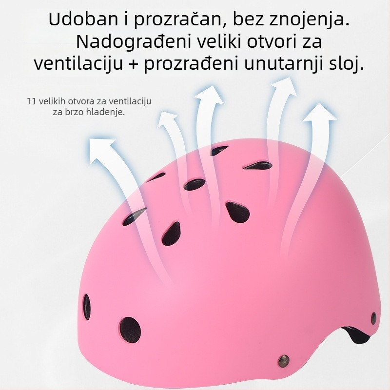 Dječja kaciga za bicikl s ABS kućištem i EPS unutarnjom, ventilirana i prozračna, unisex, prilagodljiv uzorak i logotip