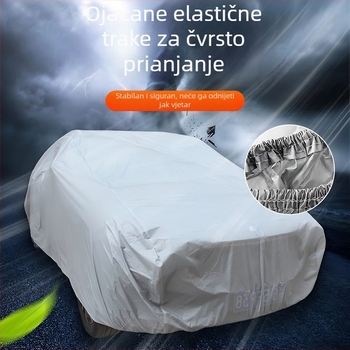 PEVA jednostruki navlaka za auto za cijelo vozilo — zaštita od sunca, toplinska izolacija, univerzalna prilagodba, vodootporna, zaštita od prašine, sunčano sjenilo