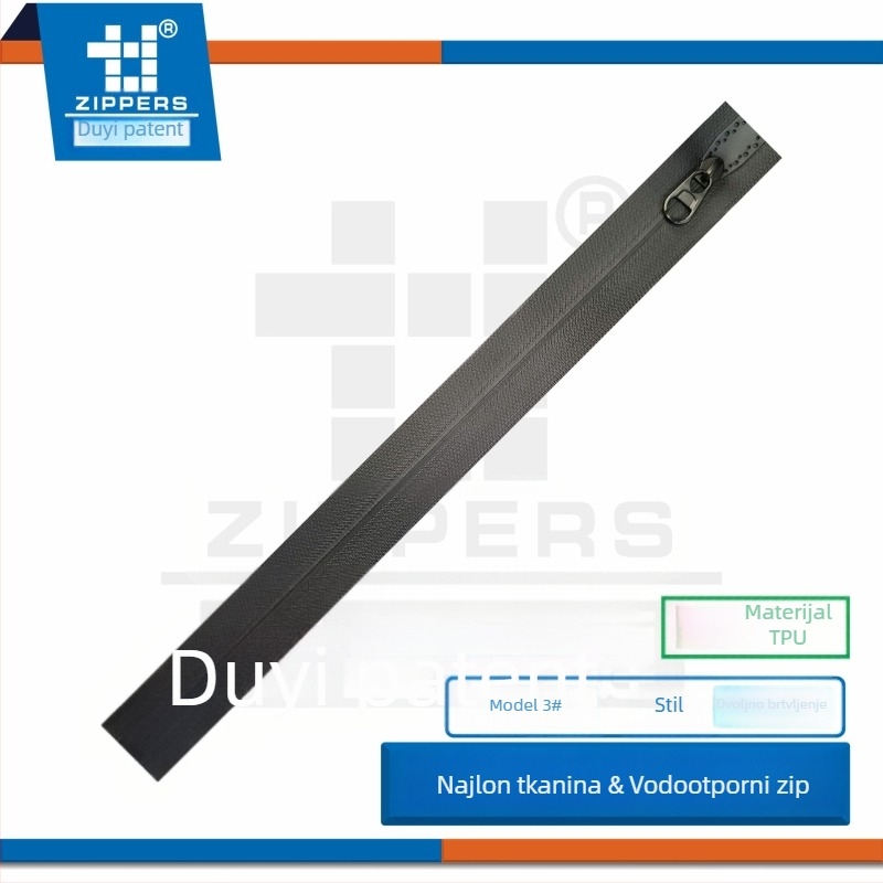 PU vodootporan zatvarač s zatvorenim krajem, za šatore, torbe i prtljagu, odjeću i kostime za ronjenje — Tao yick