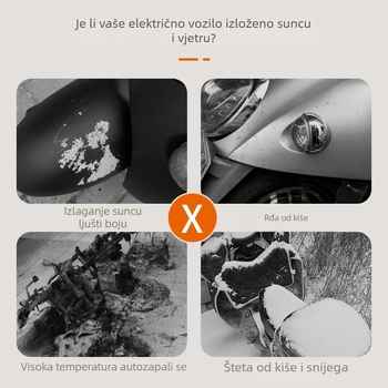 Pokrov za električno vozilo — vodootporan, UV zaštita, zaštita od prašine, debeli materijal (vodootporan; UV zaštita; zaštita od prašine; debeli materijal)