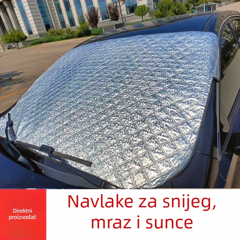 Auto suncobran za prednje staklo, polukrevetno pokrivalo, debeli snježni štit, izolacija topline